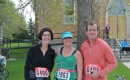 Trent Wotherspoon with Theresa Sabourin and Sarah Turnbull at Perogy Run