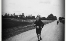 Trent Wotherspoon participating in the Perogy Run in Montmartre