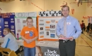 Trent Wotherspoon with a student at the Heritage Fair